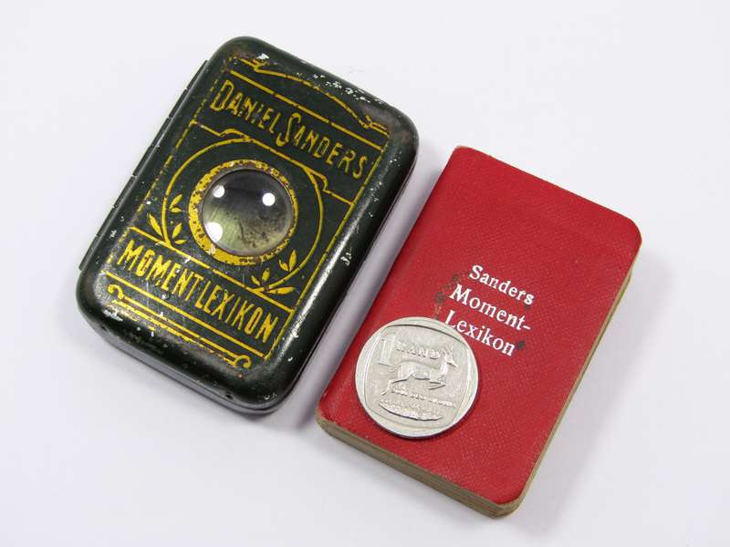 Antique Miniature Book: Daniel Sanders, Lexicon (c1900)