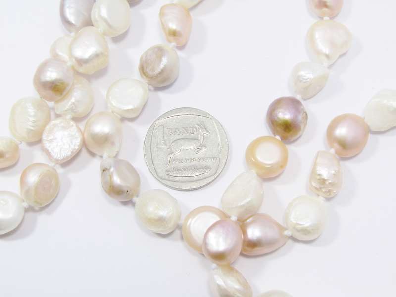 Long Baroque Freshwater Pearl Necklace