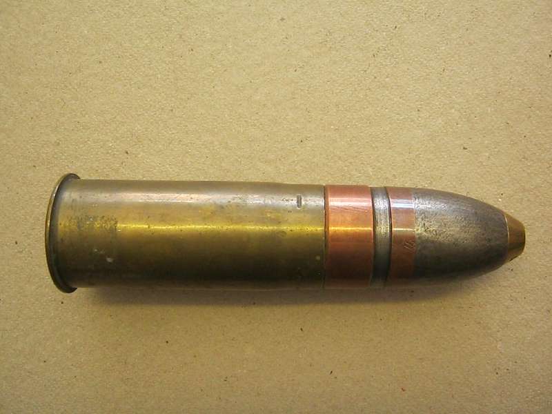 GSWA 37mm Maxim inert cartridge.