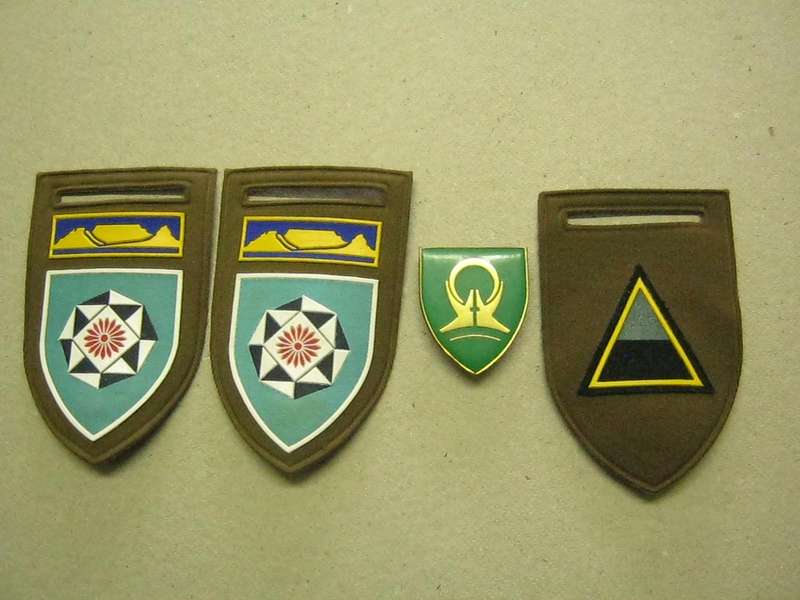 4 SA army  flashes.
