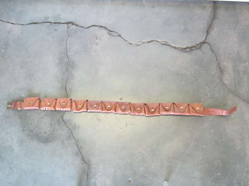 Boer War 12 pocket bandolier.