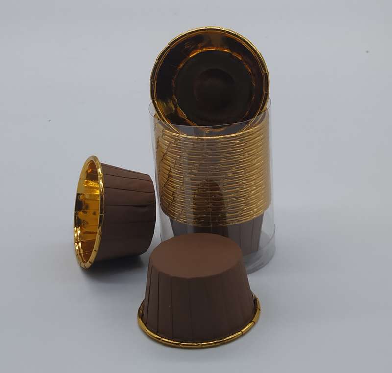 Medium OMC Gold/Brown Muffin Cups (20pc)