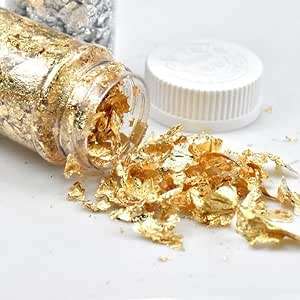 FOIL CAKE DECORATION FRAGMENTS (2GR) GOLD