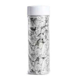 FOIL CAKE DECORATIONS (2GR) SILVER