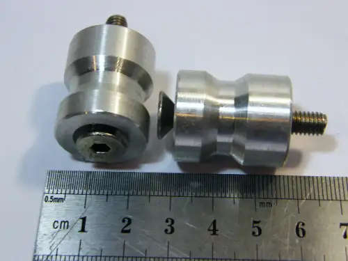 Motorcycle paddock stand bobbins - 6mm bolts
