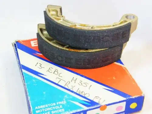 Set of EBC H351 brake shoes for TRX400FW four wheeler