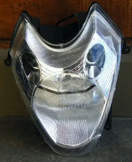 Front head light assembly for 150cc sport style scooter - can fit variety of 125cc, 150cc and 250cc