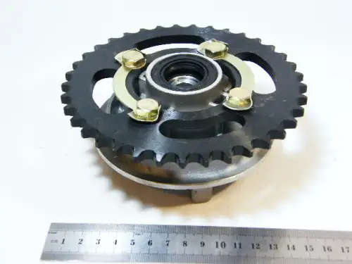 37T ( LD37 ) rear sprocket and hub - JJ120-7 for Gomoto 125 and various other 125 models