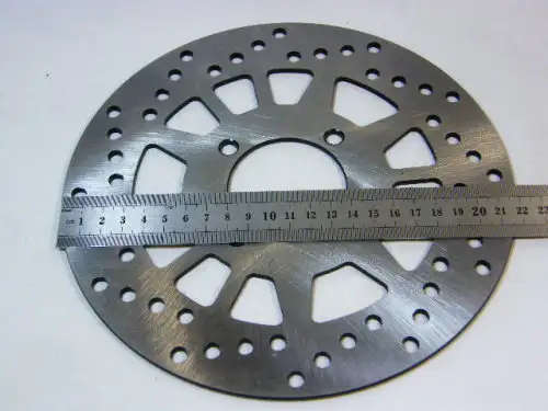 218mm Front disc brake for various 125cc road bikes - 58mm inner diameter - 4 stud holes JJ120-7