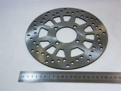 218mm Front disc brake for various 125cc road bikes - 58mm inner diameter - 4 stud holes JJ120-7