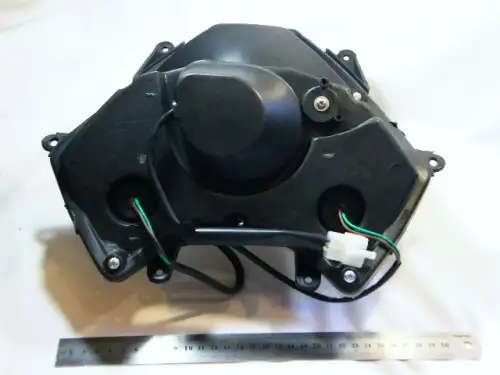 Front head light assembly for variety of 125cc, 150cc and 250cc sport style scooters