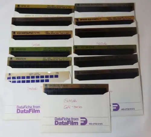 Collection of Suzuki parts Fiche cards
