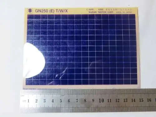 Collection of Suzuki parts Fiche cards