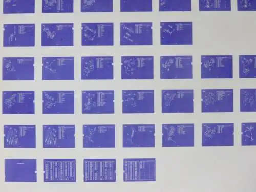 Collection of Suzuki parts Fiche cards