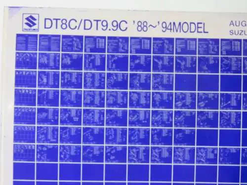 Suzuki parts fiche cards