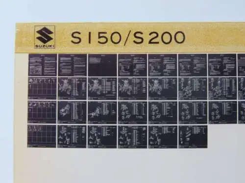 Suzuki parts fiche cards