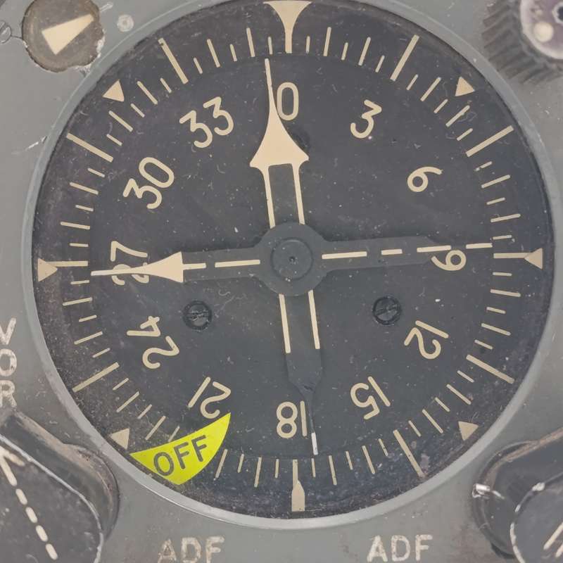 Vintage Boeing Gyrosyn compass aviation instrument
