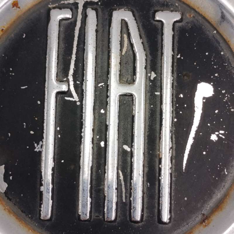 Vintage Fiat hubcap