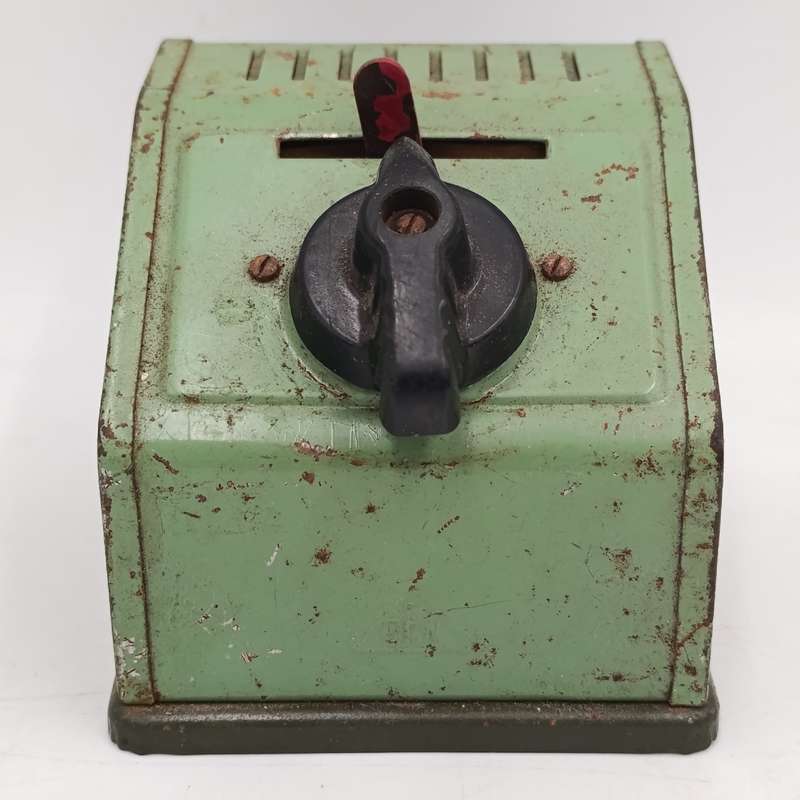 Vintage Fleischmann transformer change over switches and 2 coaches