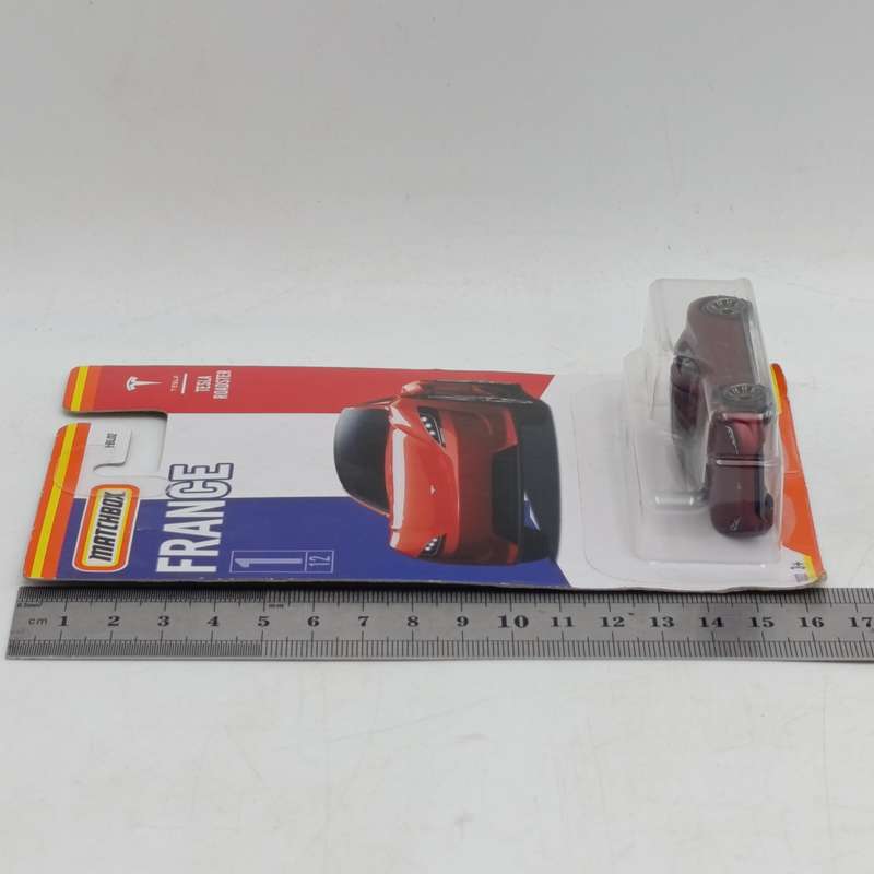 Matchbox France Tesla Roadster die-cast toy car - still sealed