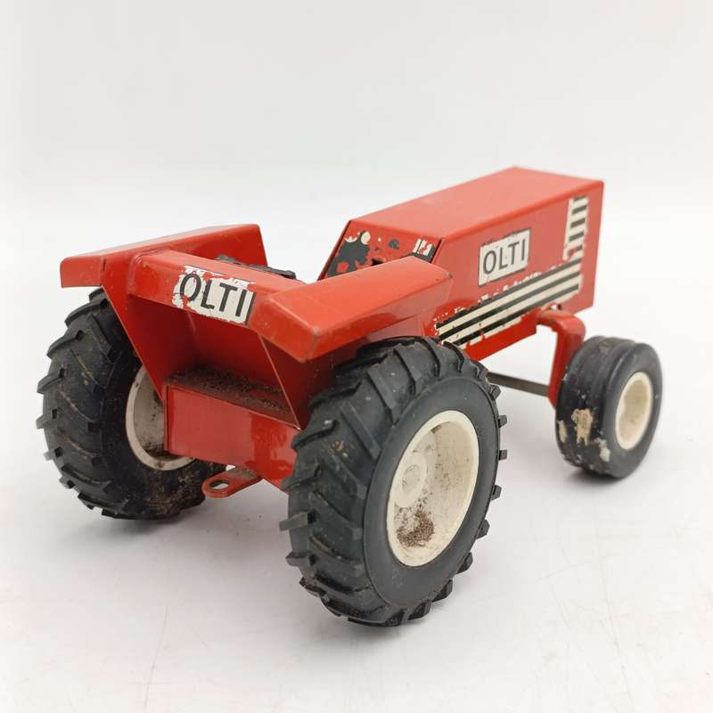 Olti pressed steel toy tractor - no steering wheel