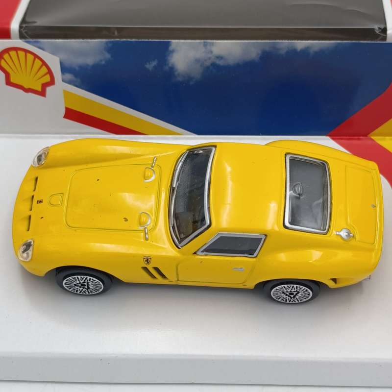 Bburago Shell Ferrari 250 GTO die-cast model car in box - scale 1/43
