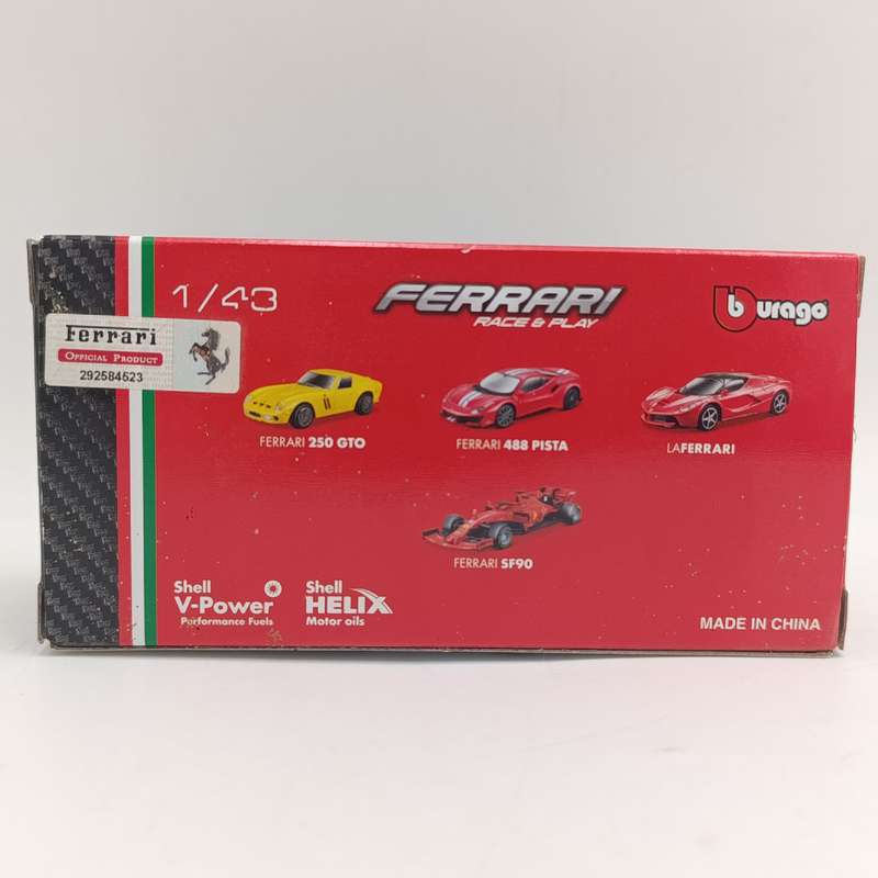 Bburago Shell LaFerrari die-cast model car scale 1/43