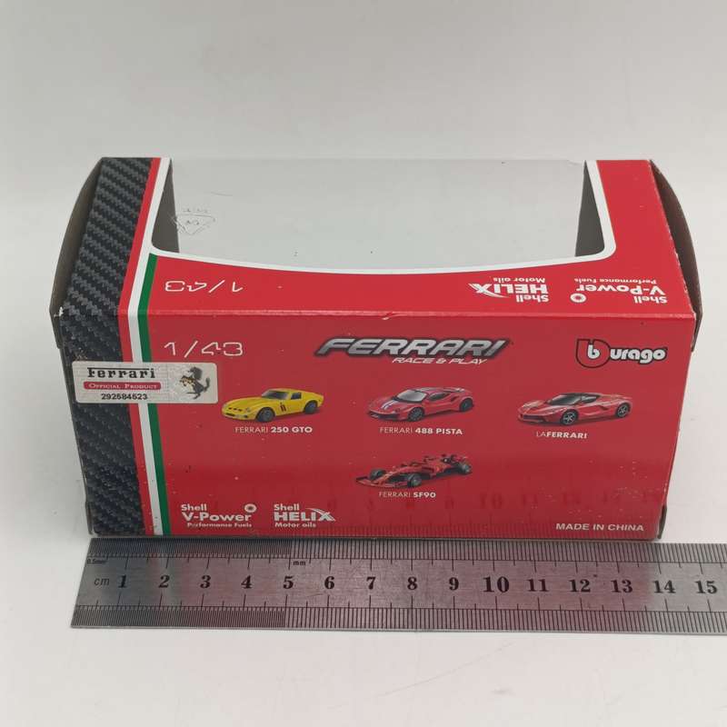 Bburago Shell LaFerrari die-cast model car scale 1/43