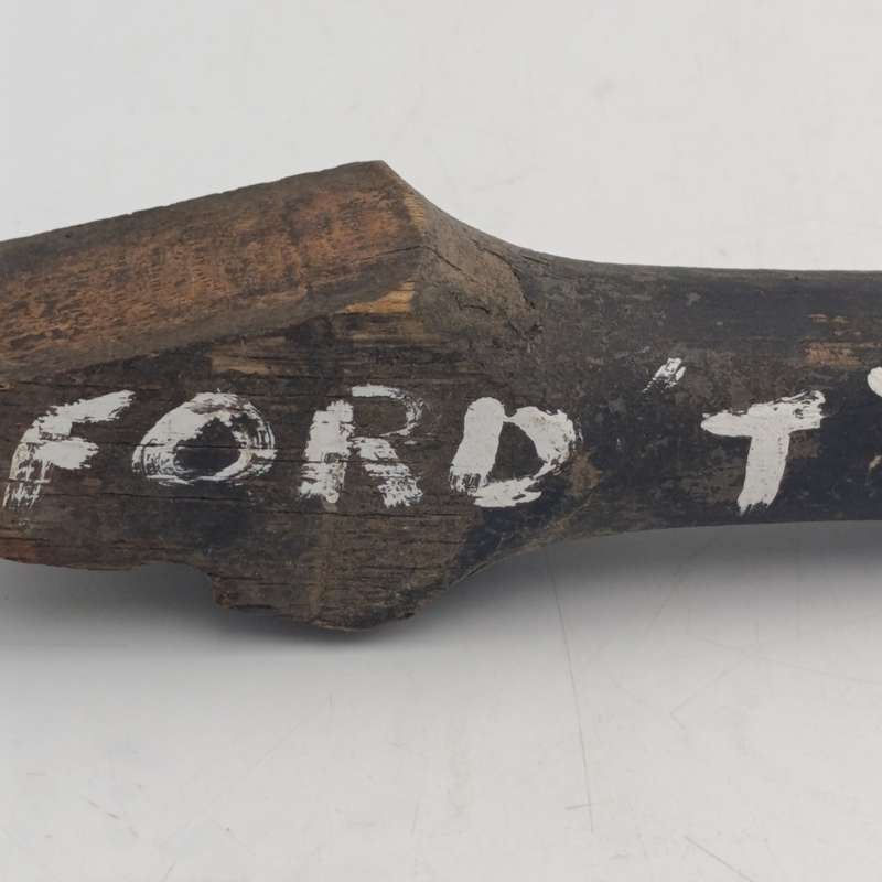 Antique Ford Model T wooden wheel spoke