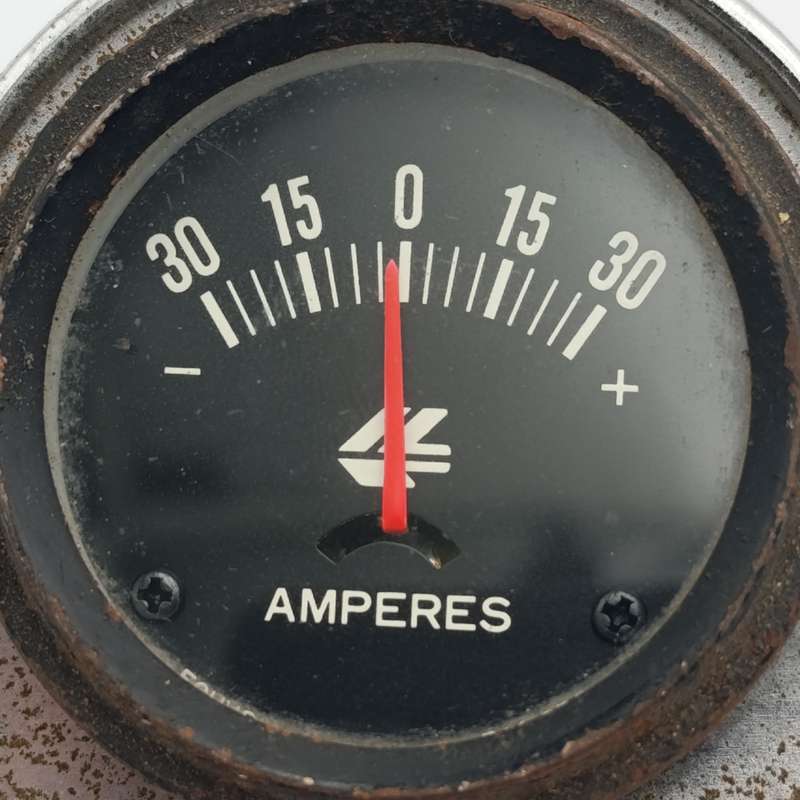 Vintage Equus Ampere gauge for car