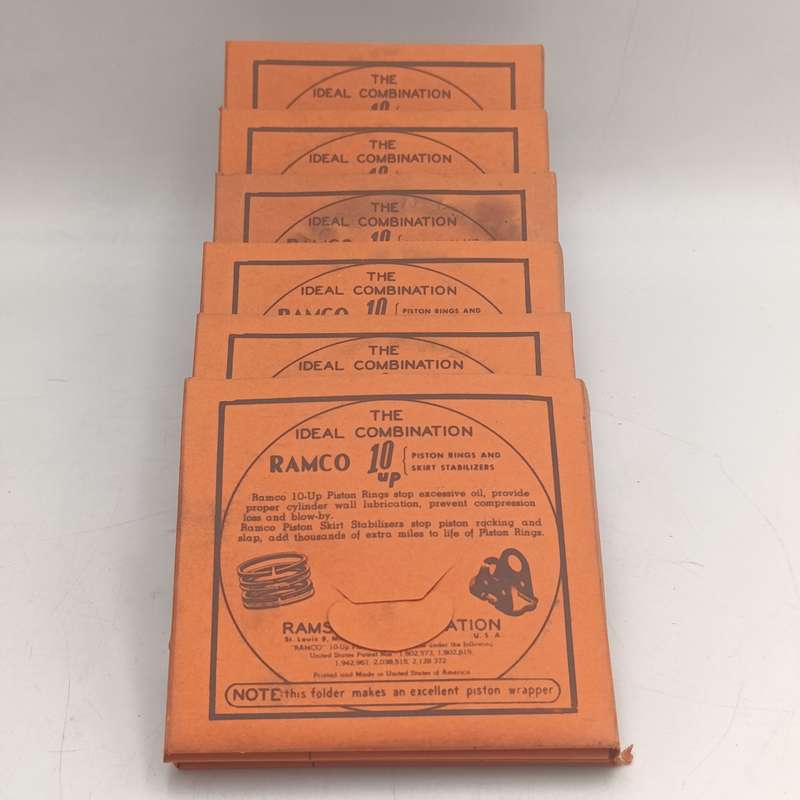 Set of 6 Ramco 10 up 1161 Std piston rings sets for Ford 7.06 V8 engine