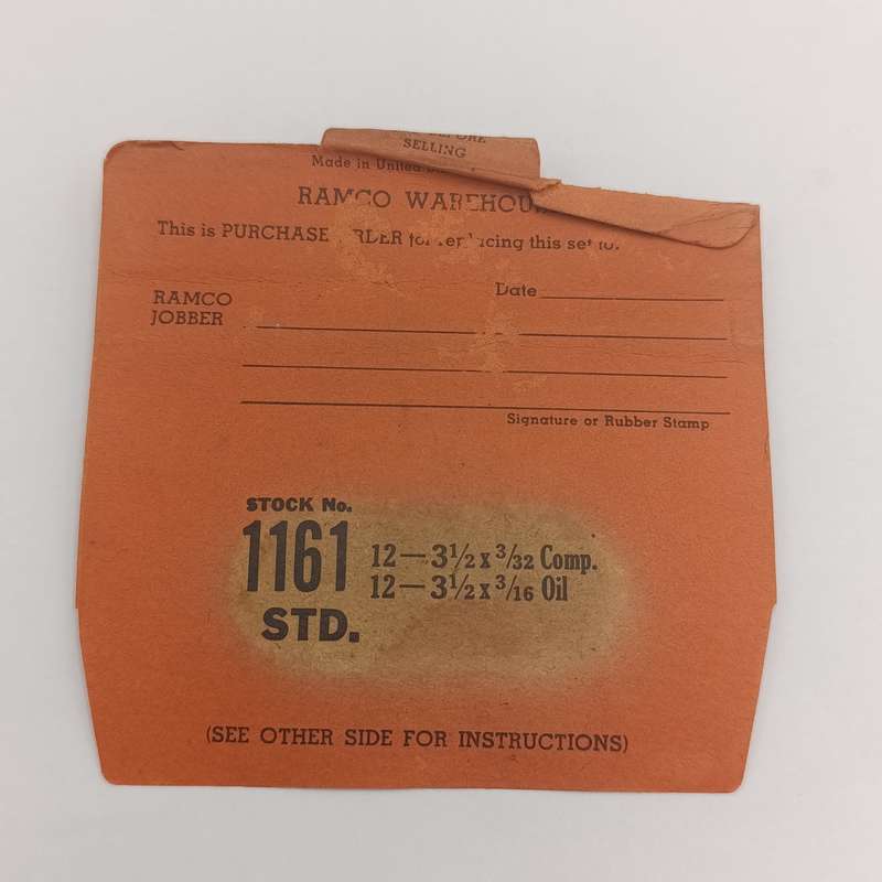 Set of 6 Ramco 10 up 1161 Std piston rings sets for Ford 7.06 V8 engine
