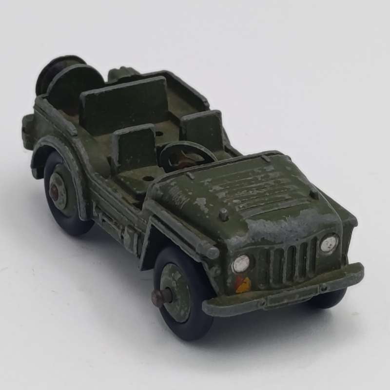 Meccano Dinky Toys #674 Austin Champ military Jeep - steering wheel repaired