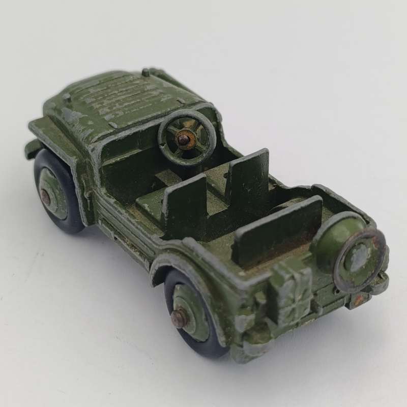 Meccano Dinky Toys #674 Austin Champ military Jeep - steering wheel repaired