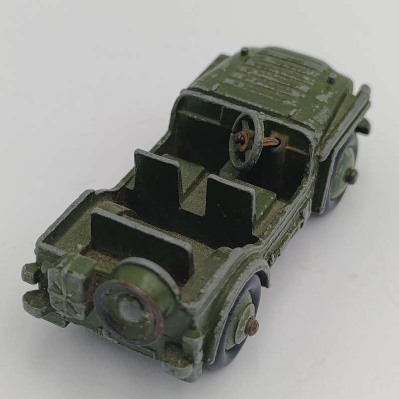 Meccano Dinky Toys #674 Austin Champ military Jeep - steering wheel repaired
