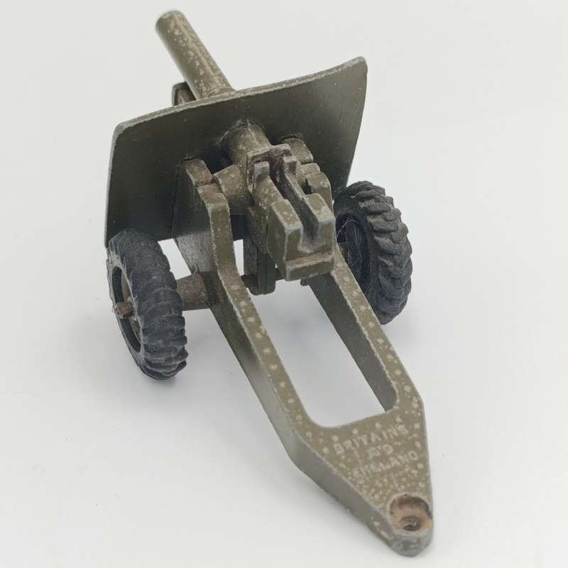 Britains Ltd 25 pounder field gun cannon