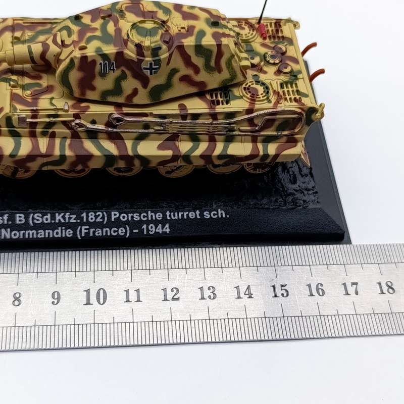German Panzer kampfwager VI Tiger II die-cast combat tank