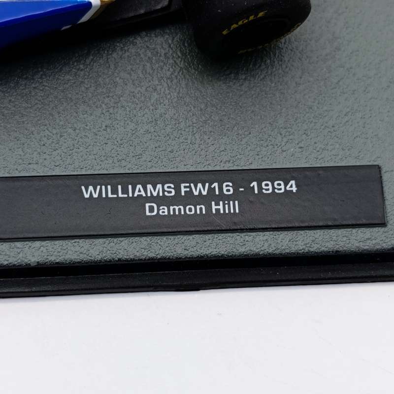 Formula 1 Williams FW16 die-cast racing model car - 0# Damon Hill