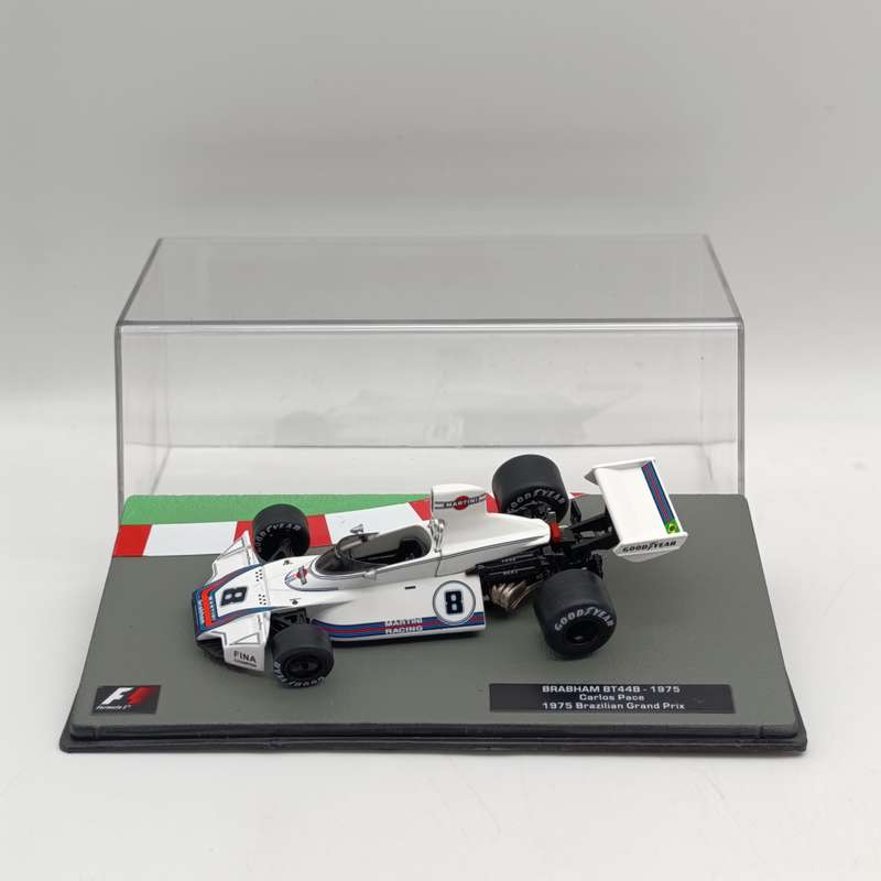 Formula 1 Brabham BT44B die-cast racing model car - #8 Carlos Pace