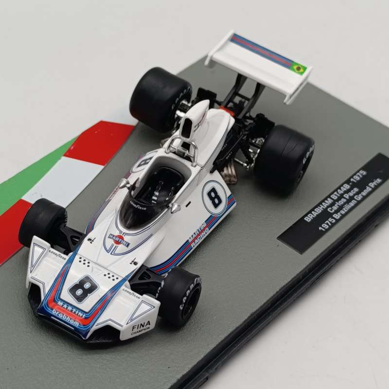 Formula 1 Brabham BT44B die-cast racing model car - #8 Carlos Pace