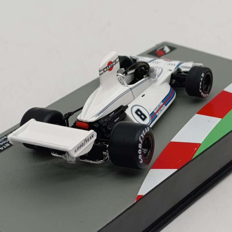 Formula 1 Brabham BT44B die-cast racing model car - #8 Carlos Pace