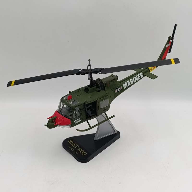 Motorworks Air Power Huey Hog die-cast helicopter - US Marines - scale - 1/32