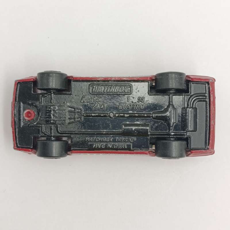 Matchbox 1982 Audi Quattro die-cast model car - scale 1/58