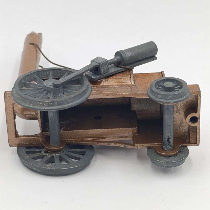 Vintage Benbros Stephenson's rocket die-cast steam wagon model