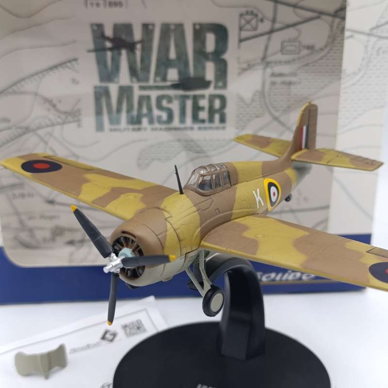 Solido War Master 1942 Grumman F4F Wildcat die-cast model plane in box - scale 1/72
