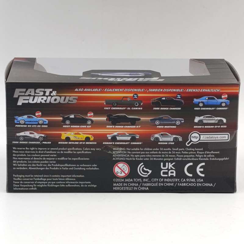 Jada Fast and Furious Honda S2000 die-cast model car in box - scale 1/32