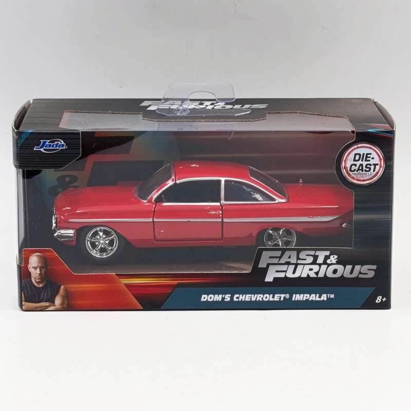 Jada Fast and Furious Dom's Chevrolet Impala die-cast model car in box - scale 1/32