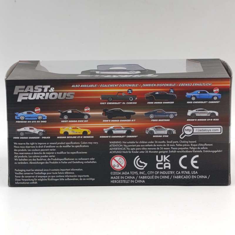 Jada Fast and Furious Dom's Chevrolet Impala die-cast model car in box - scale 1/32