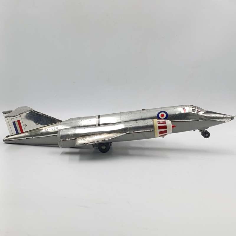 Vintage Marx toys Bristol 188 XF-926 battery operated jet plane - only one light turns on