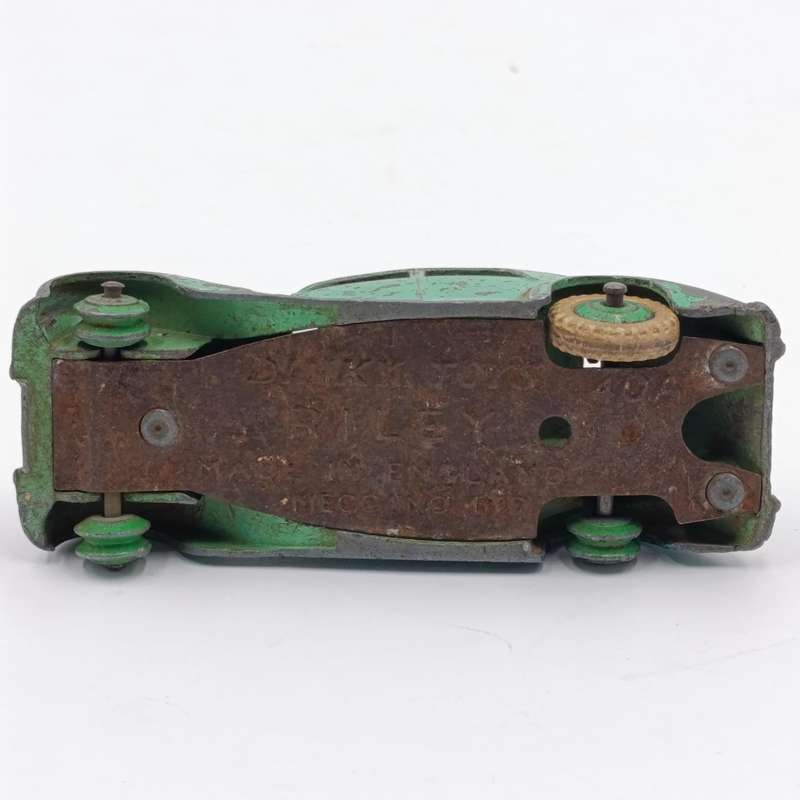 Meccano Dinky Toys #40A Riley toy car - missing tyres